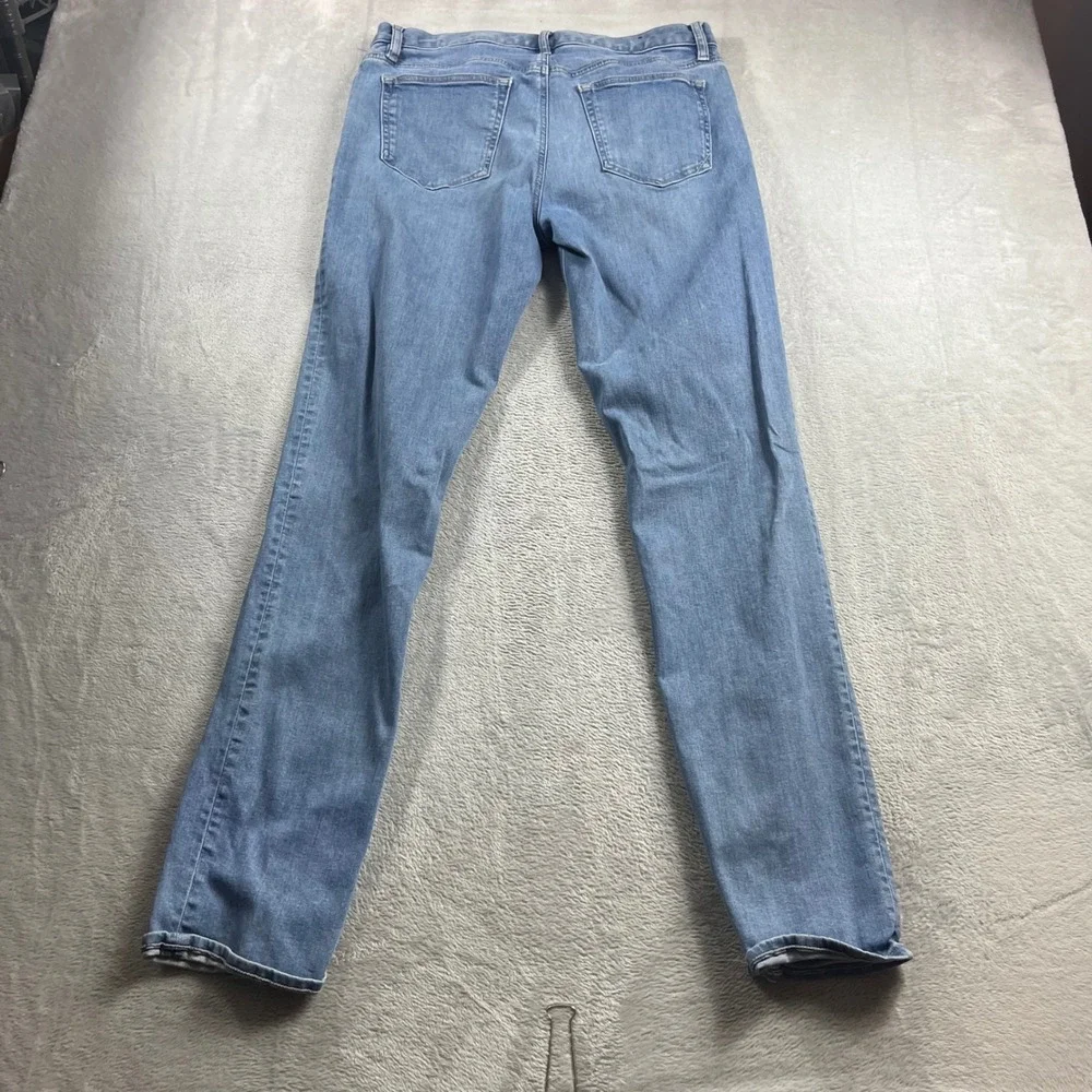 Banana Republic Traveler Jeans Mens 33x34 Slim Fit Light Wash Blue Denim Pants